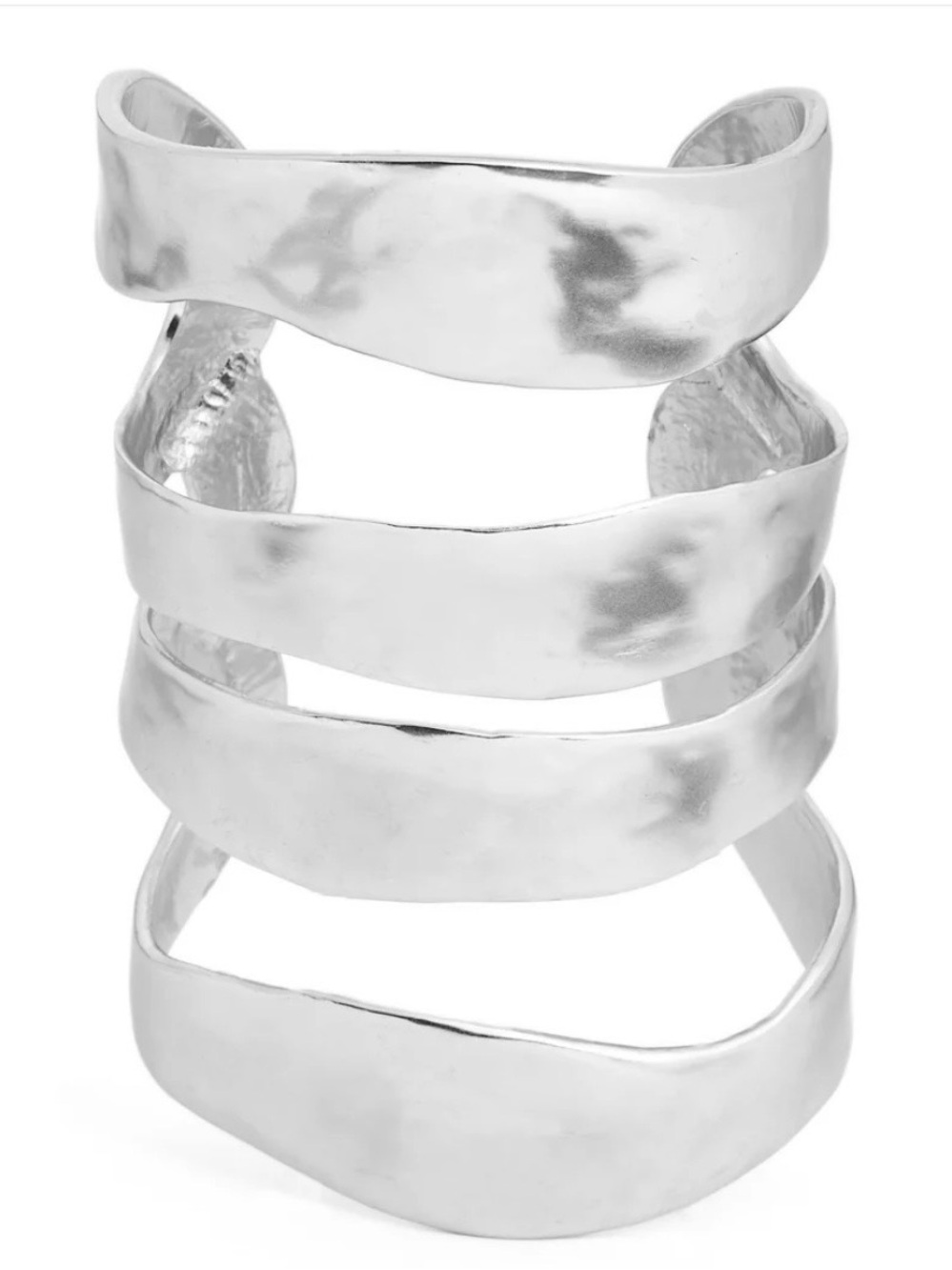 Silver Karine Sultan Cuff Bracelet